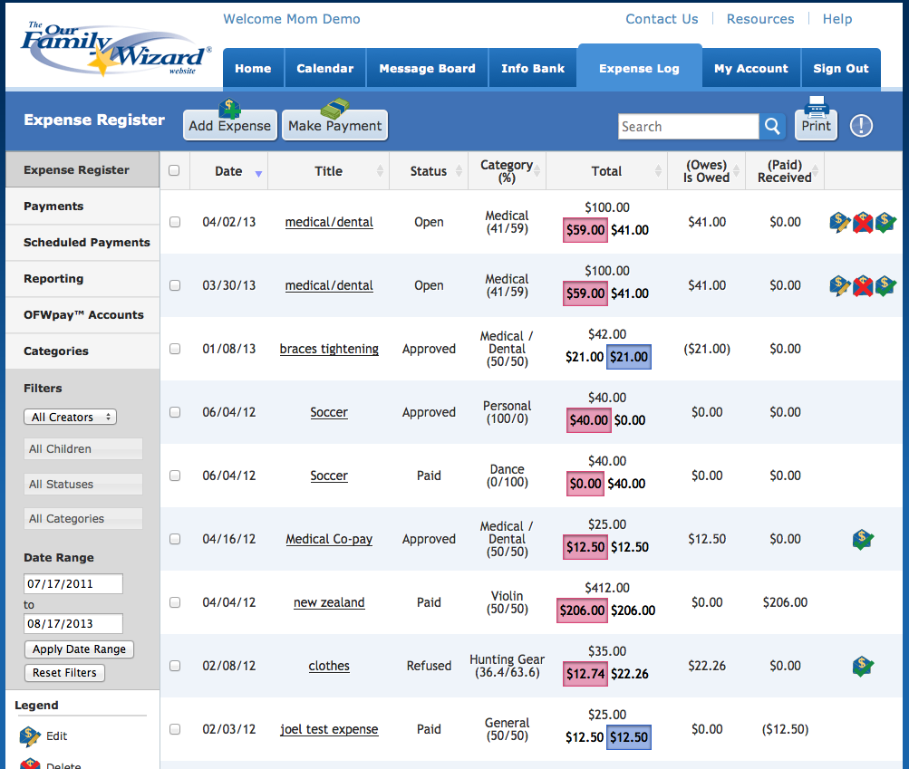 the OFW Expense Log makes managing shared expenses from two houses easy