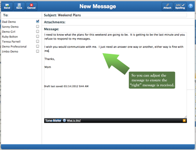 use tone meter to help manage your communications and avoid misunderstandings.