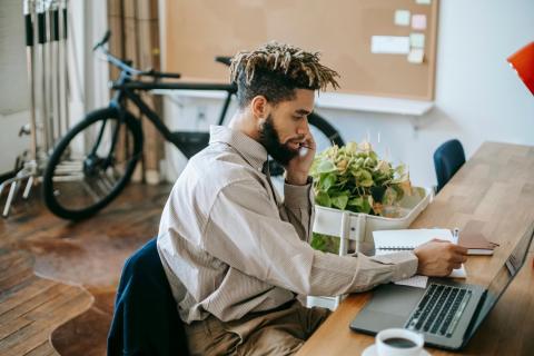 Man on laptop