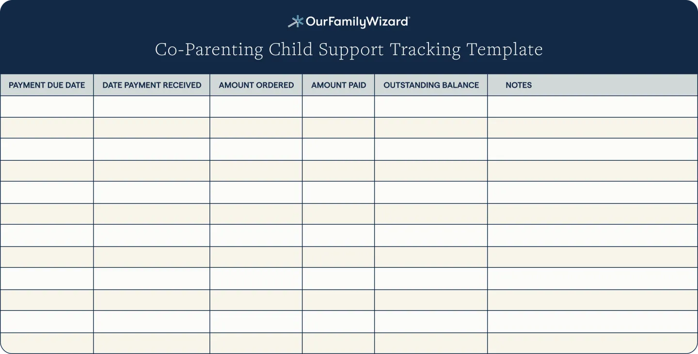 View child clearance support payments