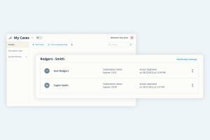 View of the My Cases section within the OurFamilyWizard Professional Account