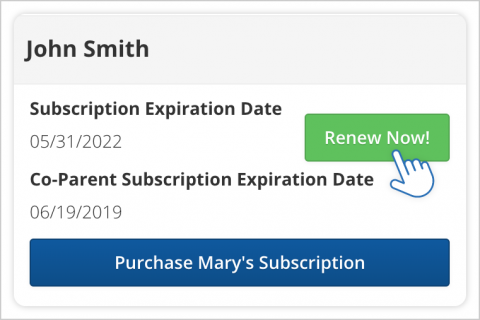 Manually Renewing a Subscription