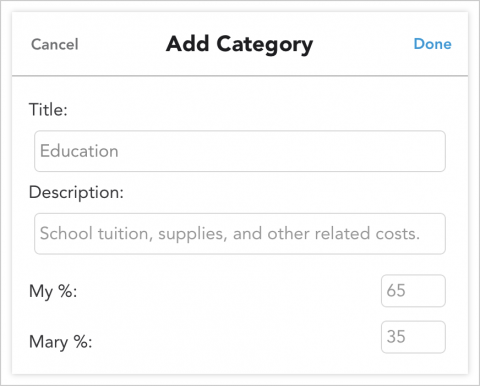 Add Category