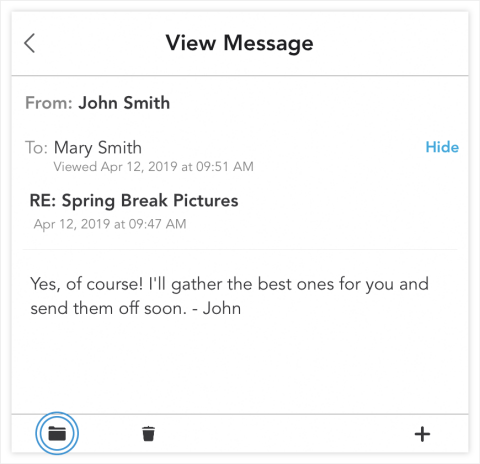 Move Message into a New Folder