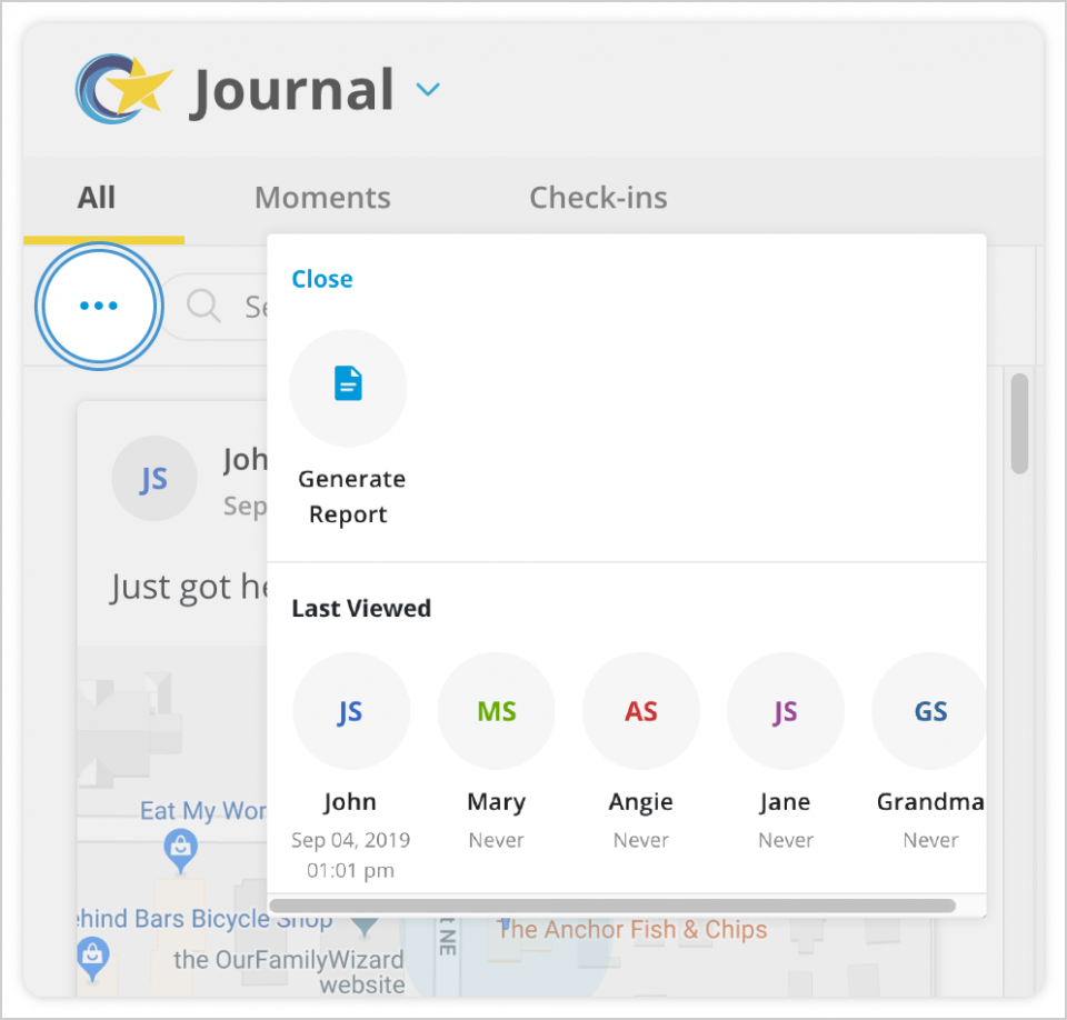 Printing Journal Entries Parents site OurFamilyWizard