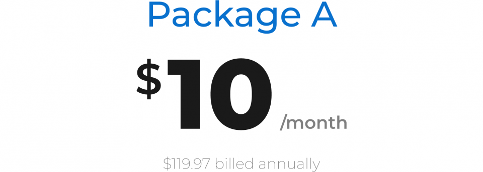 OurFamilyWizard's most popular subscription bundle, Package A, costs only $10 per month.