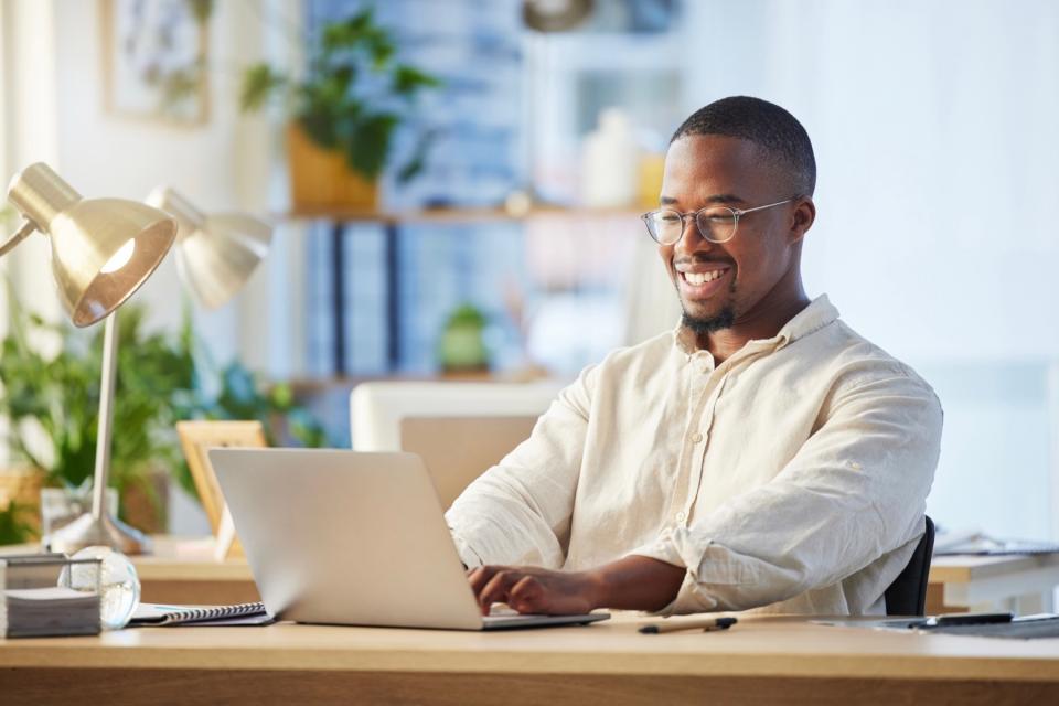 Man on laptop