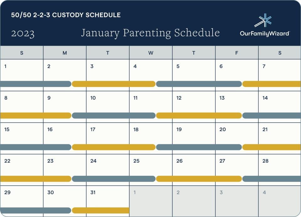 2-2-3 Parenting Schedule