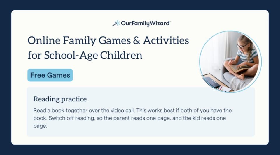 Online games to play with school age children